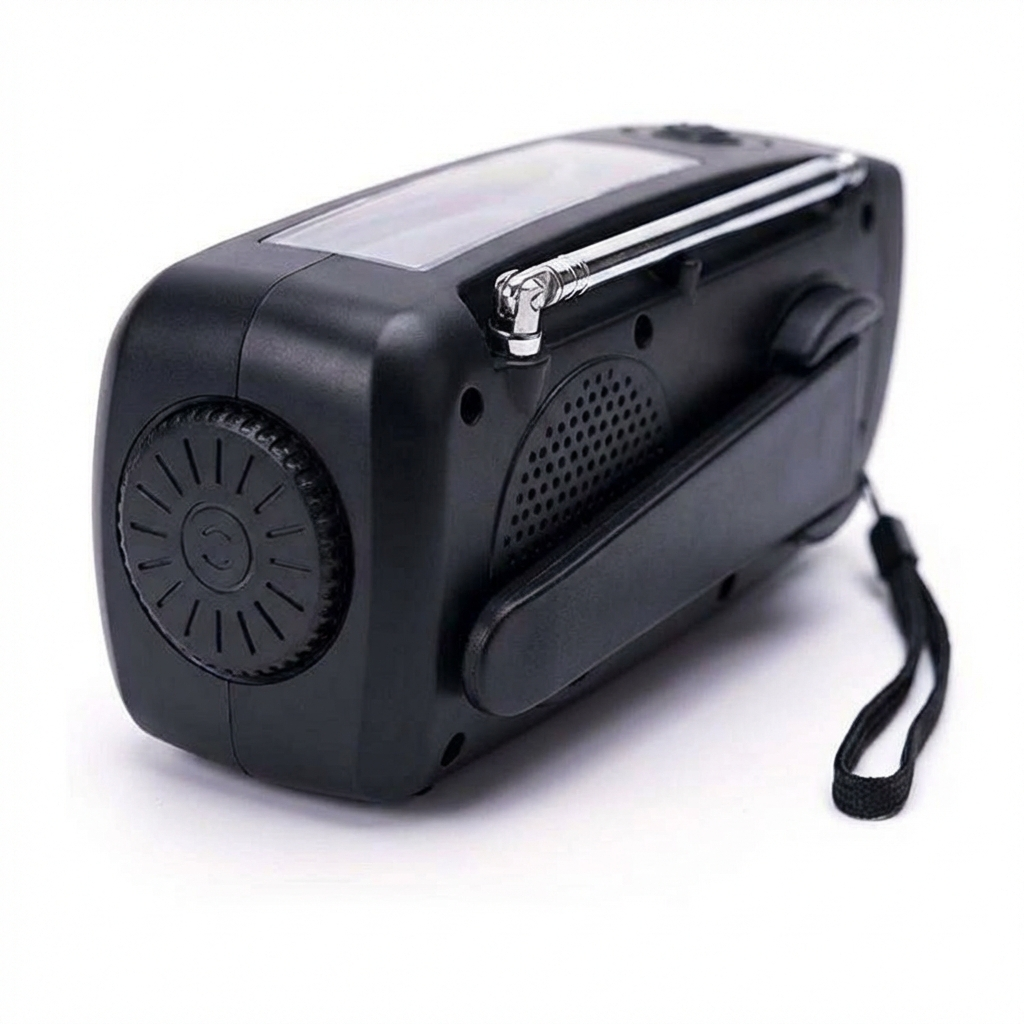 Entry-level Emergency Radio AM/FM – Compact 2,000mAh Power Bank – Solar, Dynamo & LED Flashlight