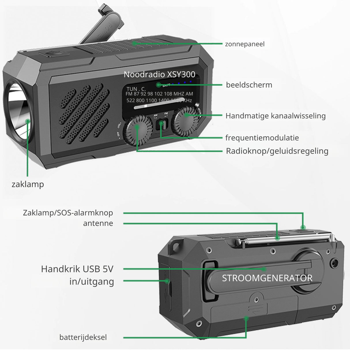 Emergency Radio XSY300