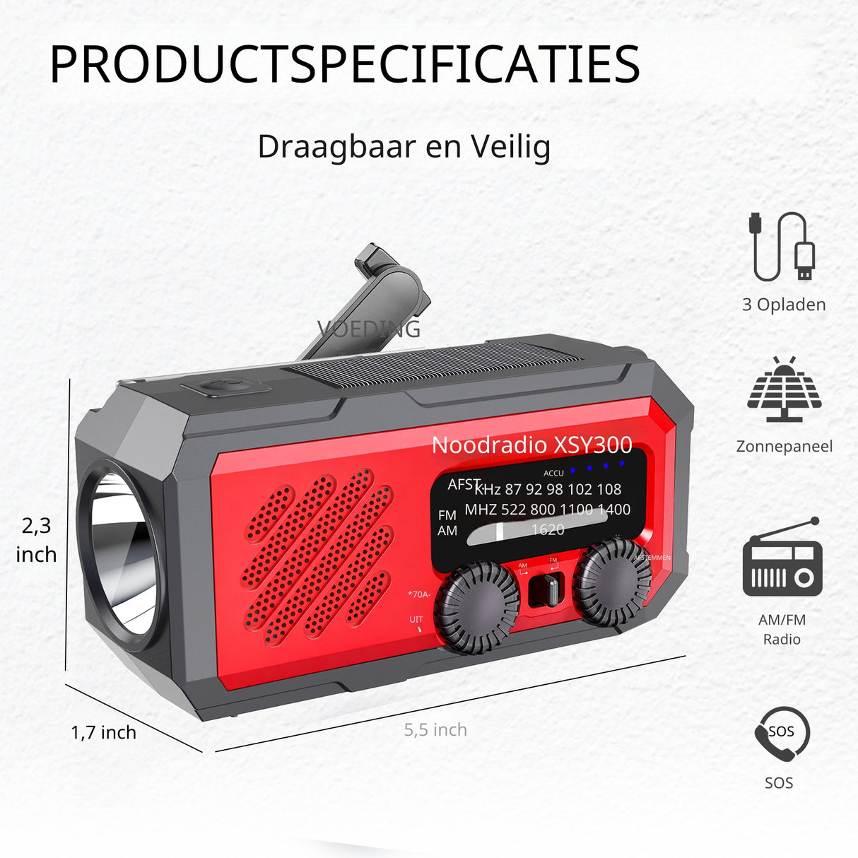 Emergency Radio XSY300