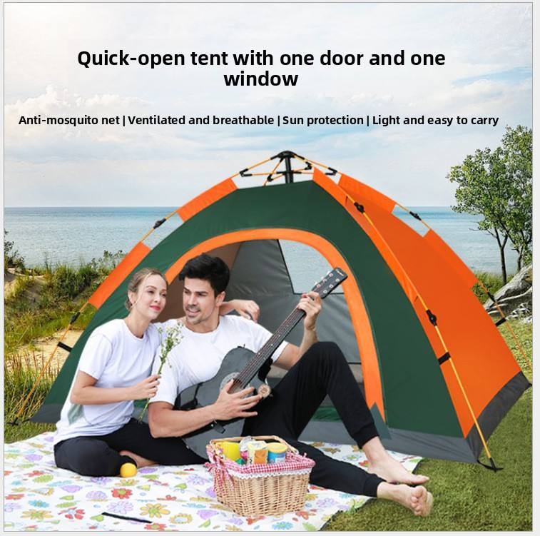 RezReady Camping Tent 1-2 Persons – Four-Season, Waterproof & Quick to Open