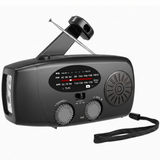 Entry-level Emergency Radio AM/FM – Compact 2,000mAh Power Bank – Solar, Dynamo & LED Flashlight