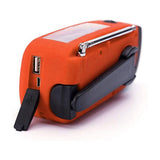 Entry-level Emergency Radio AM/FM – Compact 2,000mAh Power Bank – Solar, Dynamo & LED Flashlight