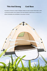 Tienda de campaña 3-4 personas/niños – medida 200x140 cm – Impermeable, varillas de fibra de vidrio y doble capa