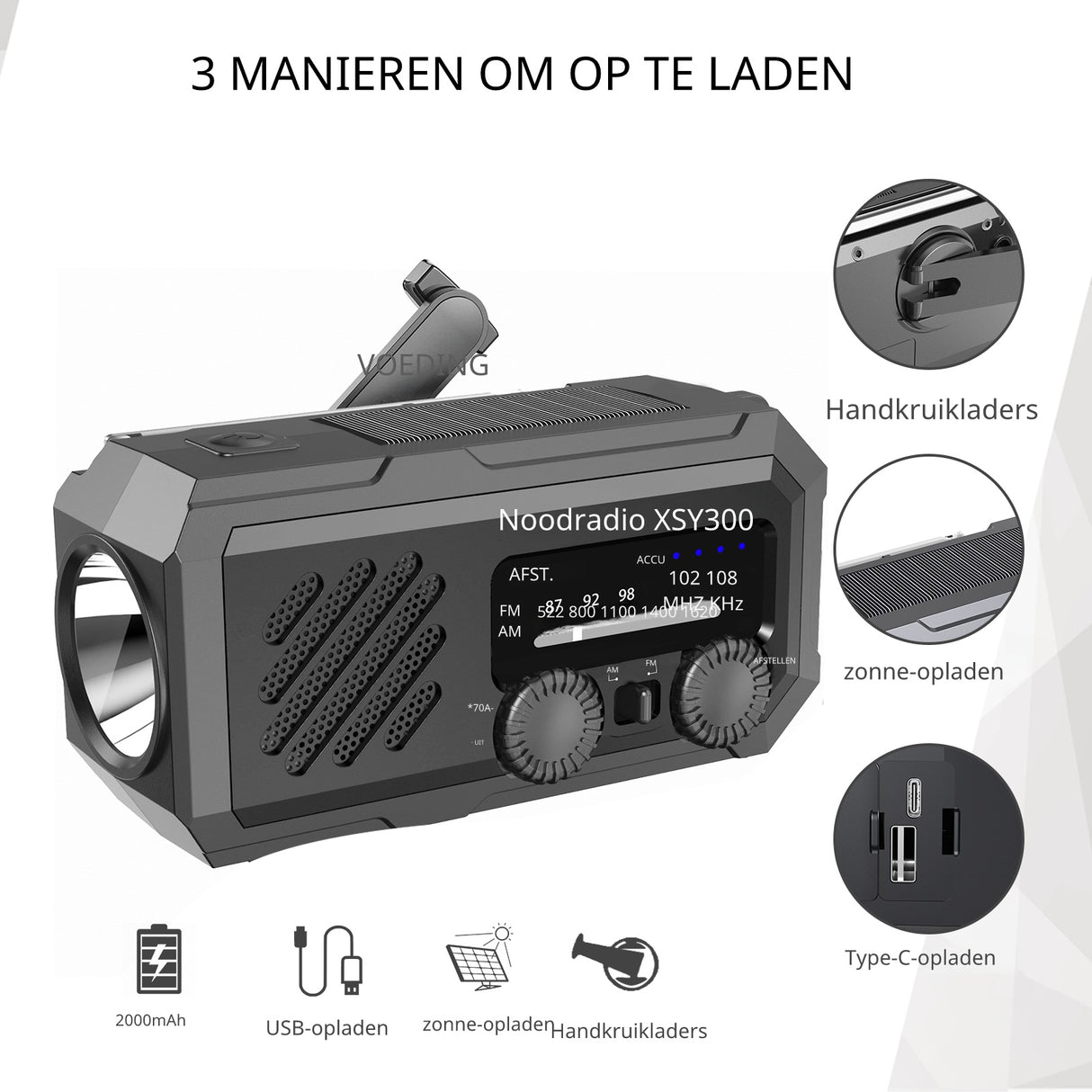 Emergency Radio XSY300