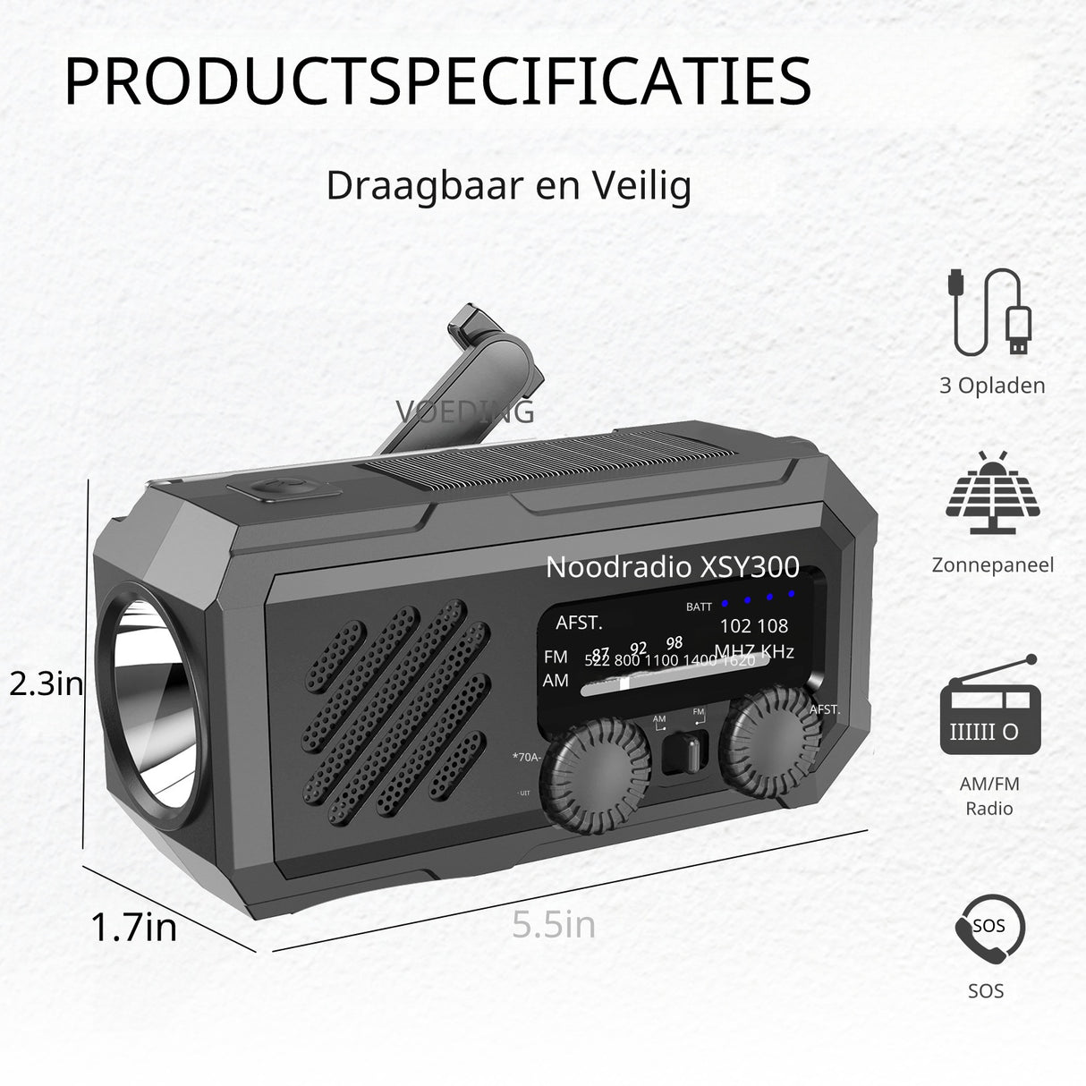 Emergency Radio XSY300