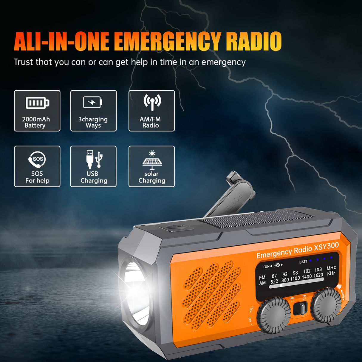 Emergency Radio XSY300