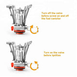 Mini Camping Stove – Ultralight with Piezo Ignition
