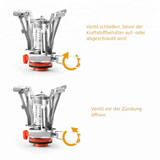 Mini Camping Stove – Ultralight with Piezo Ignition