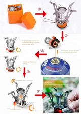 Mini Camping Stove – Ultralight with Piezo Ignition