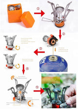 Mini Camping Stove – Ultralight with Piezo Ignition