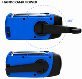 Entry-level Emergency Radio AM/FM – Compact 2,000mAh Power Bank – Solar, Dynamo & LED Flashlight