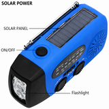 Entry-level Emergency Radio AM/FM – Compact 2,000mAh Power Bank – Solar, Dynamo & LED Flashlight