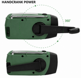 Entry-level Emergency Radio AM/FM – Compact 2,000mAh Power Bank – Solar, Dynamo & LED Flashlight
