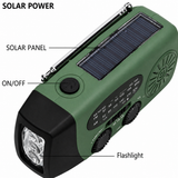 Entry-level Emergency Radio AM/FM – Compact 2,000mAh Power Bank – Solar, Dynamo & LED Flashlight