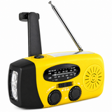 Entry-level Emergency Radio AM/FM – Compact 2,000mAh Power Bank – Solar, Dynamo & LED Flashlight