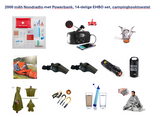 Kit de Emergência para 2 Pessoas – Kit de Sobrevivência Completo de 12 Peças