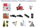 Kit de Emergência para 2 Pessoas – Kit de Sobrevivência Completo de 12 Peças